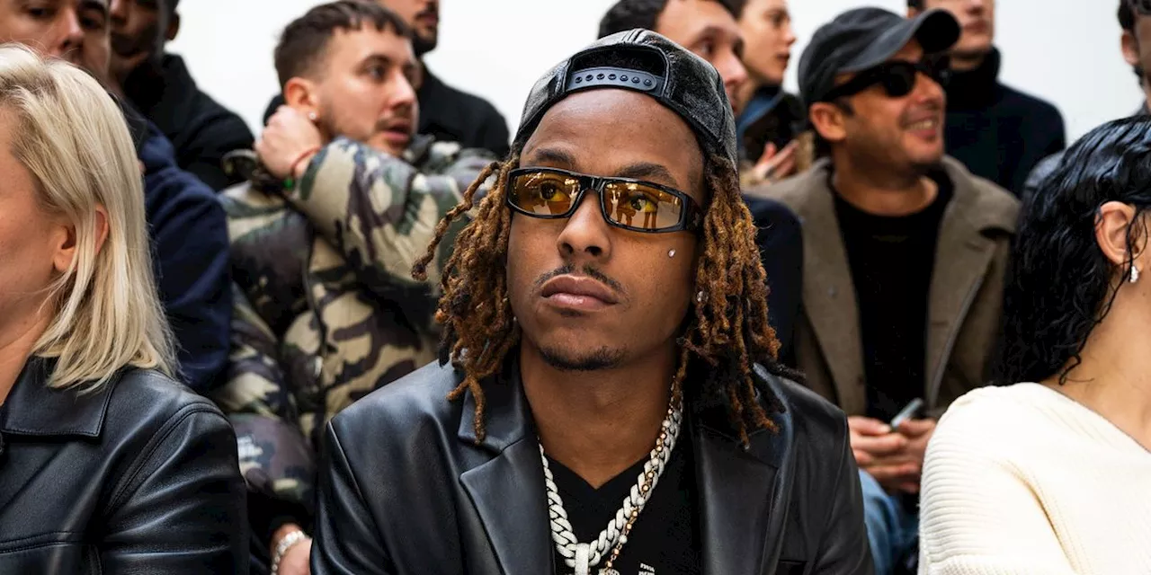 Rich the Kid Attends Courrèges at Paris Fashion Week