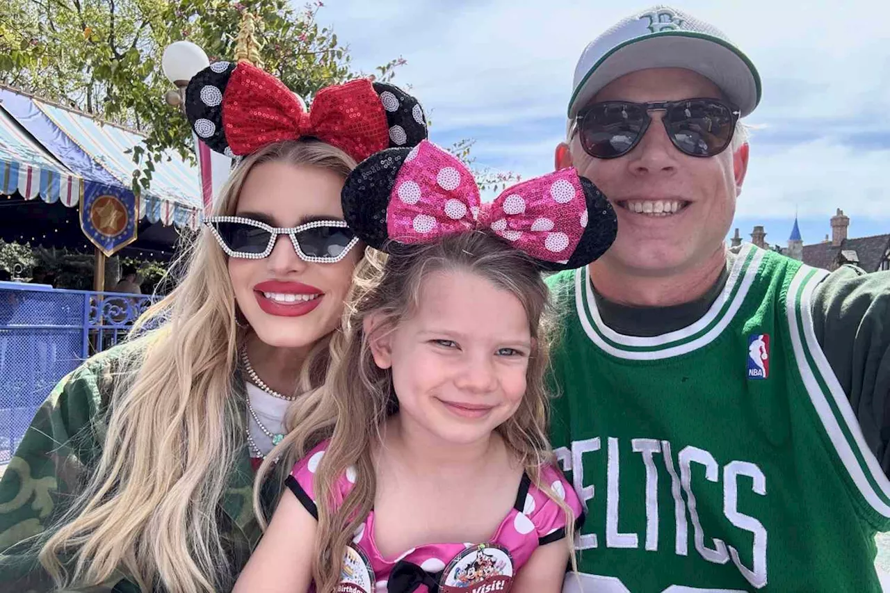 Jessica Simpson and Husband Eric Johnson Celebrate Daughter Birdie's 5th Birthday at Disneyland