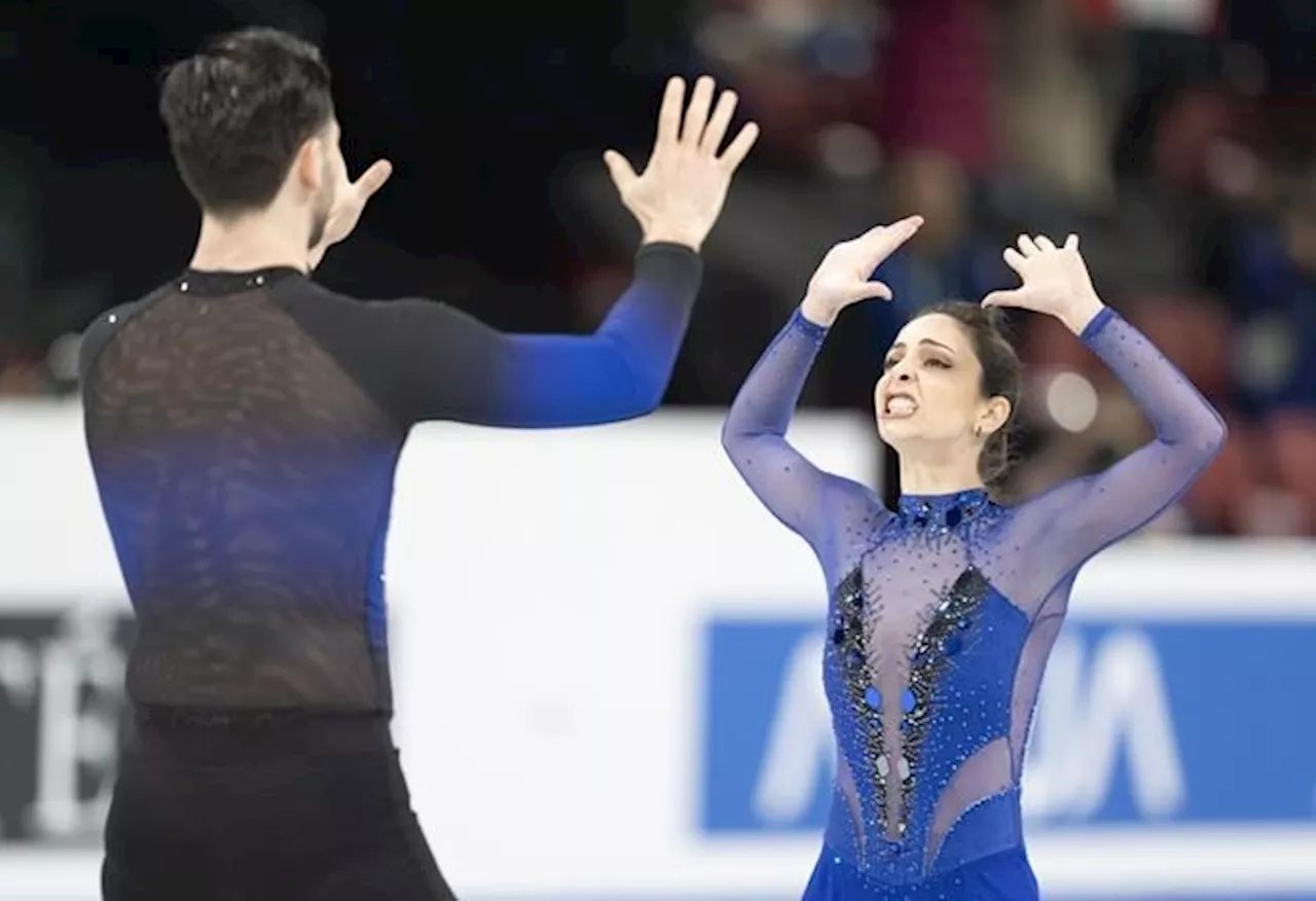 Canada's Stellato-Dudek, Deschamps in first place after short program at worlds