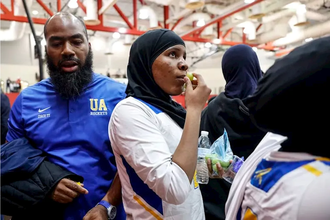 These three girls’ basketball players helped lead Audenried’s playoff run — while observing Ramadan