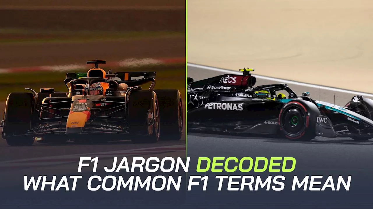 F1 jargon decoded: Breaking down what key Formula 1 words mean