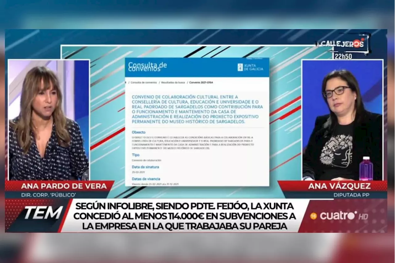 Una diputada del PP ataca a Ana Pardo de Vera con su hermana por mencionar una información de Público...