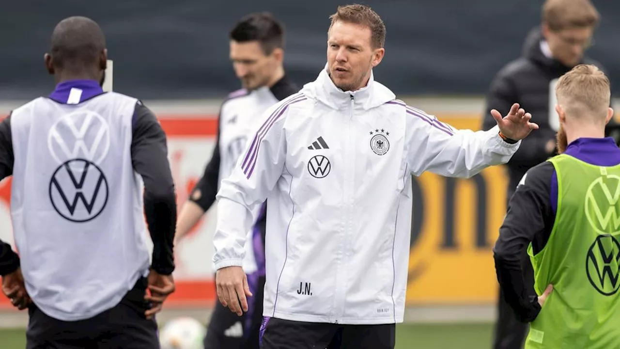 Bundestrainer Julian Nagelsmann: 'Generell ist die Tür für keinen Spieler zu'