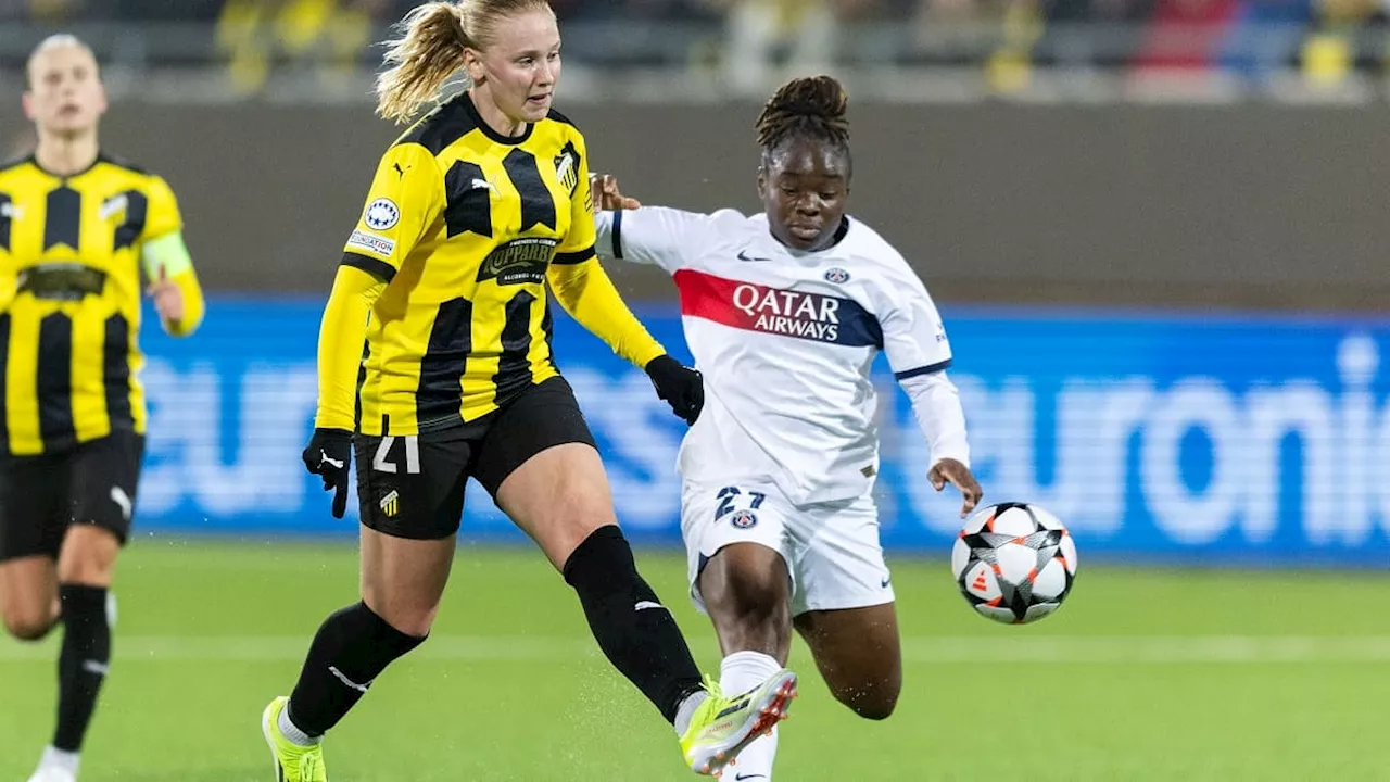 Ligue des champions féminine: le PSG prend une option pour les demies à Häcken