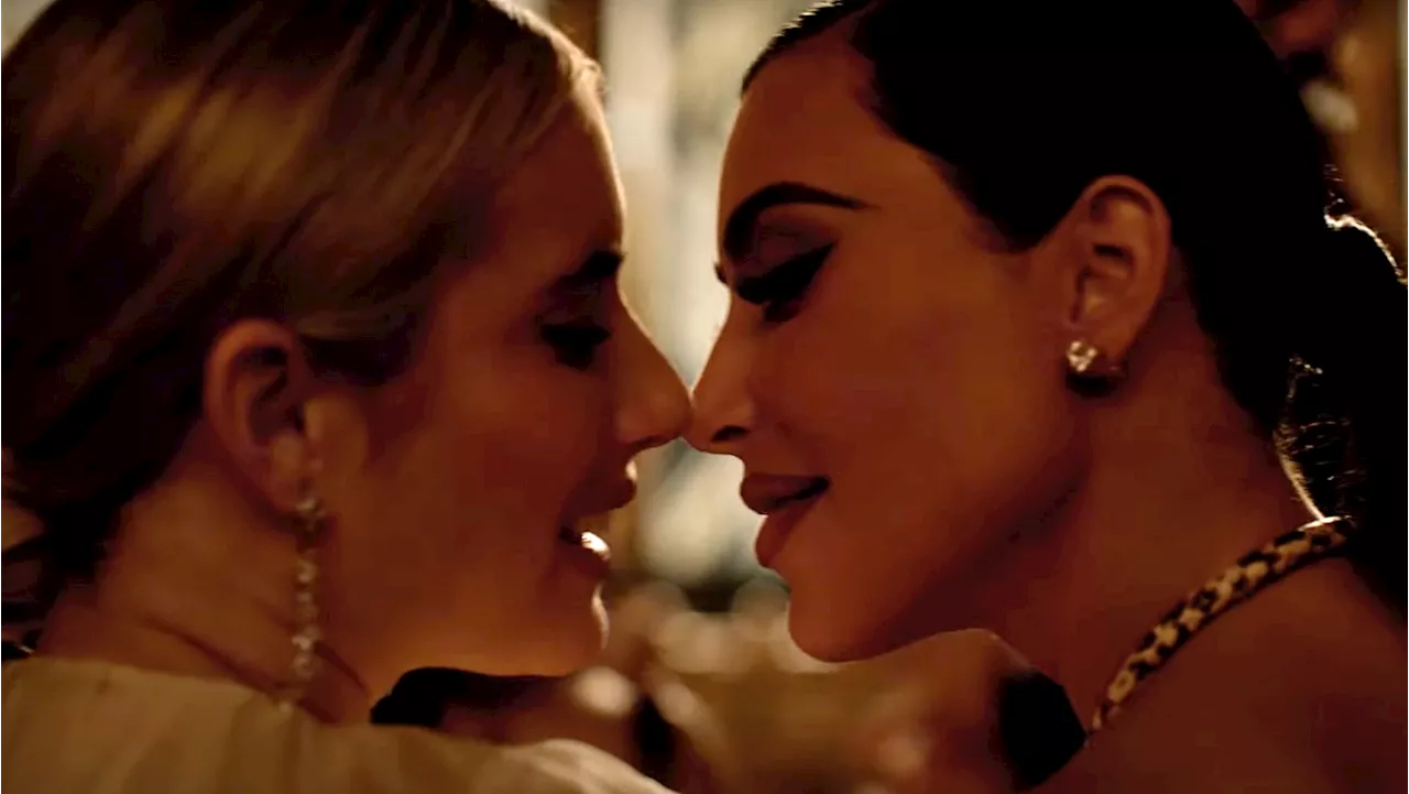 Kim Kardashian, Emma Roberts Kiss and Scream in New ‘American Horror Story’ Trailer