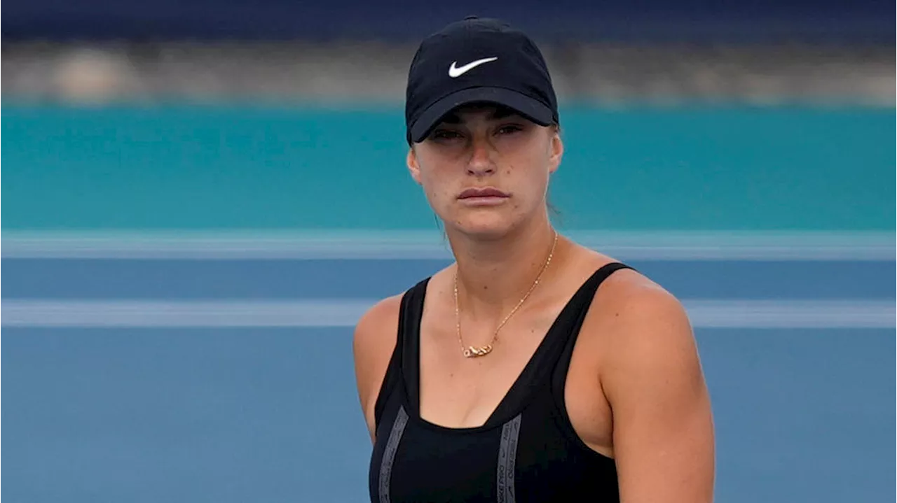 Nach Tod von Konstantin Kolzow - Aryna Sabalenka vor schwerstem Spiel ihres Lebens