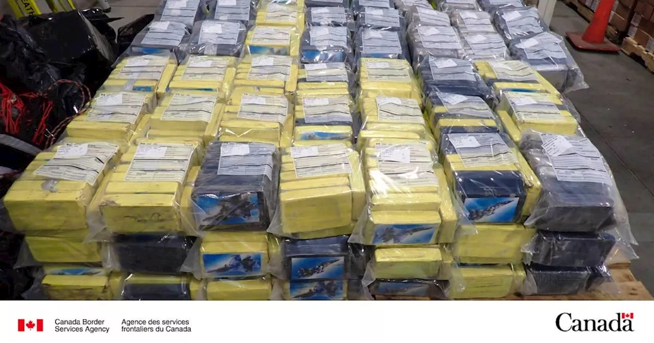 Over 1.5 tonnes of cocaine worth $194 million seized in shipping container searched in Halifax