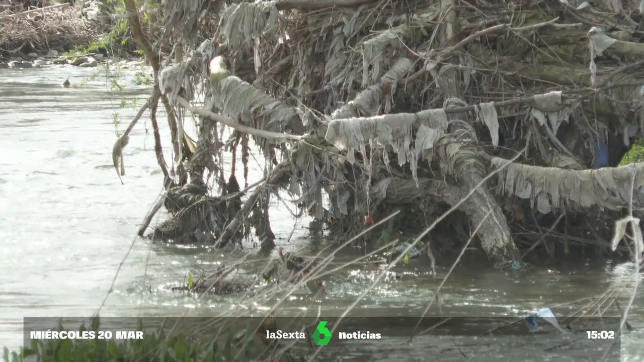 El vertedero del Jarama: de playa en los años 80 a un retrete de aguas fecales y toallitas