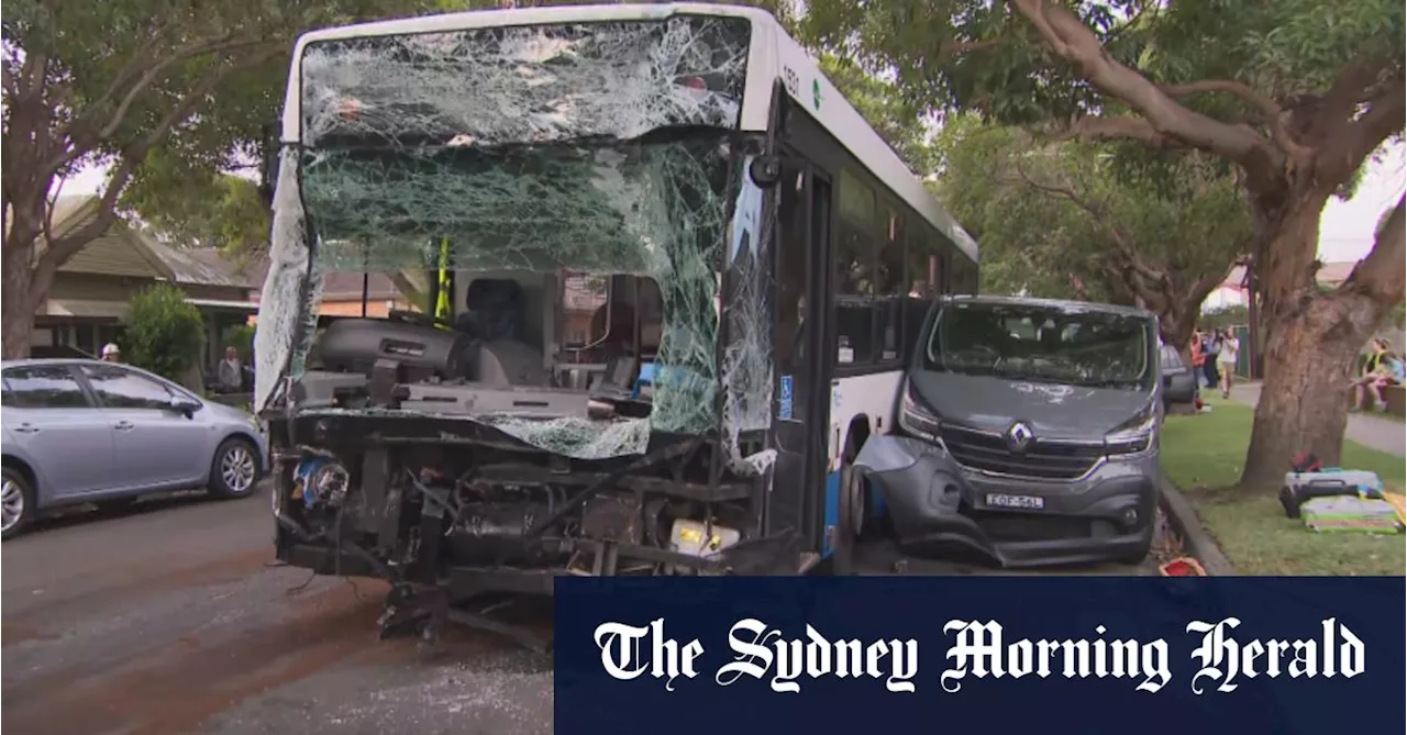 Dozens of people injured after two buses, car collide in Sydney