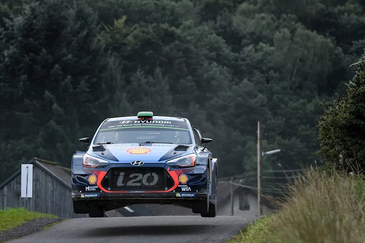 Sehr anspruchsvolle Rallye Deutschland für Hyundai