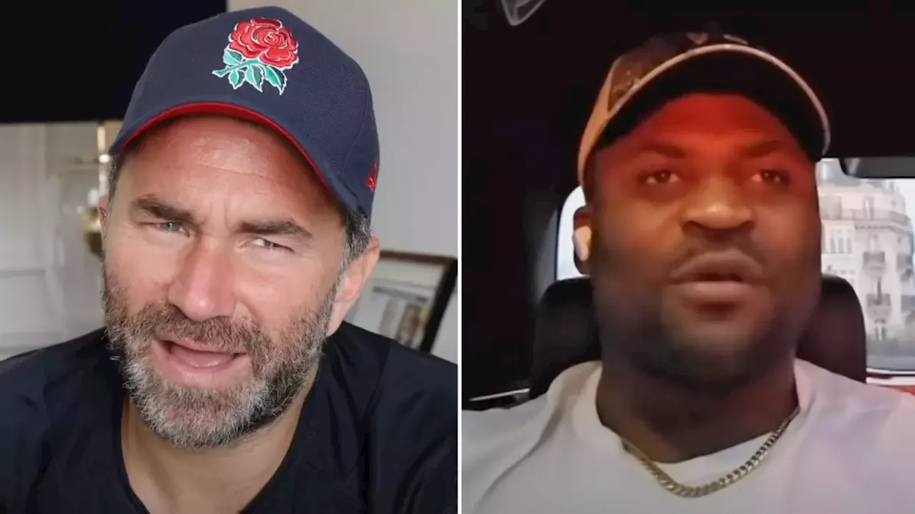 Eddie Hearn responds to Francis Ngannou claiming he was 'tricked' ahead of Anthony Joshua fight