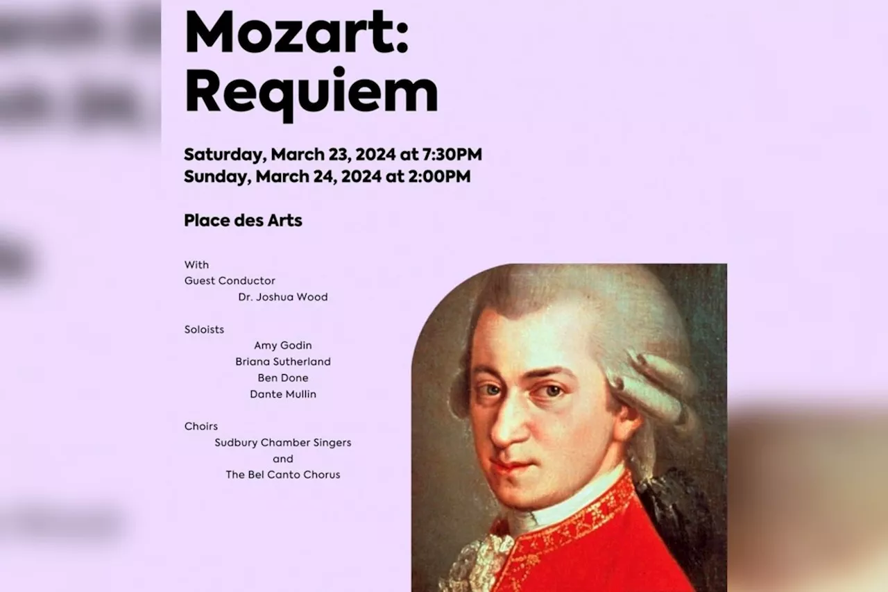 Mozart's final ‘swansong’ performed March 23, 24