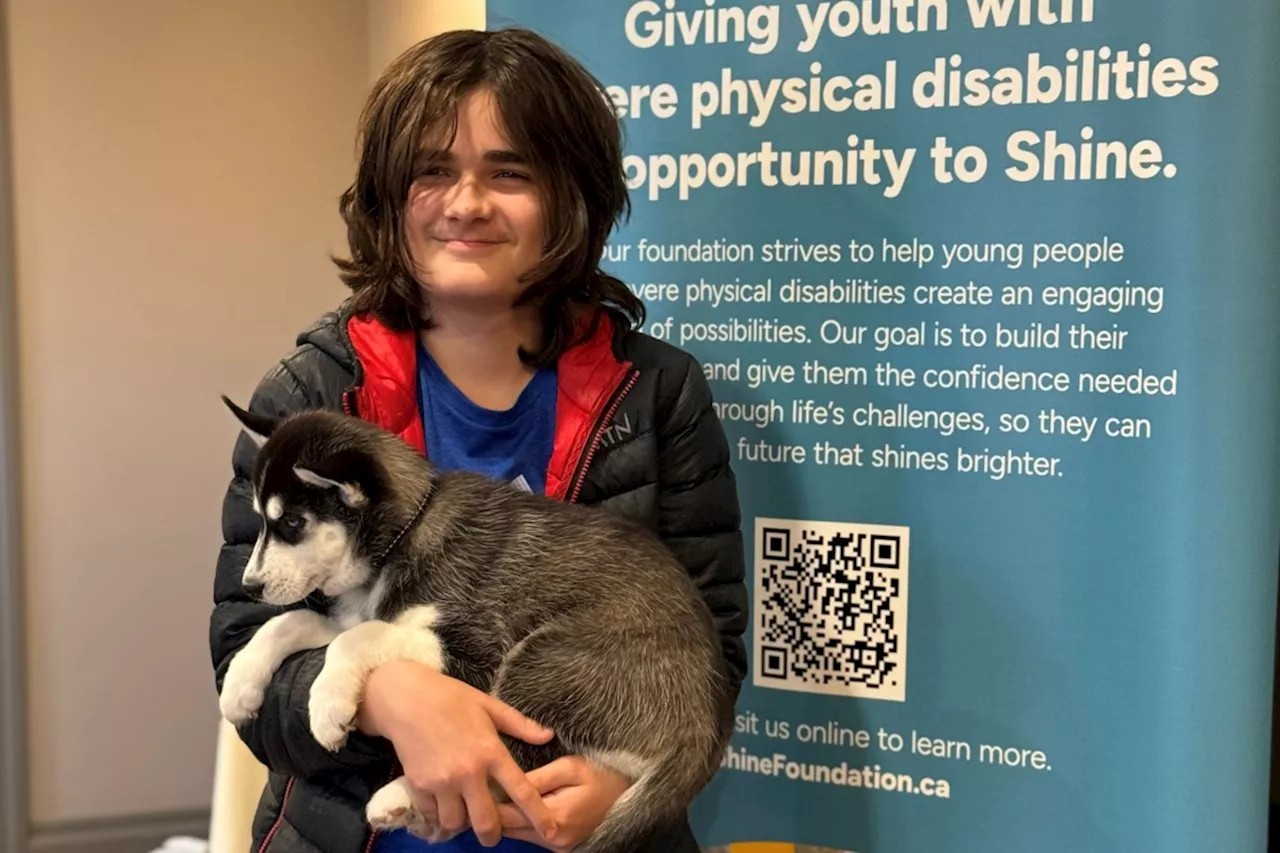 Shine Foundation buys puppy for Sudbury youth