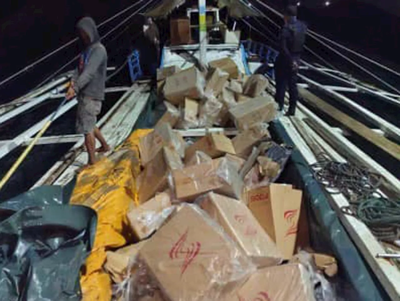 Coast guard seize P21.6-M contraband off Zambo Sibugay