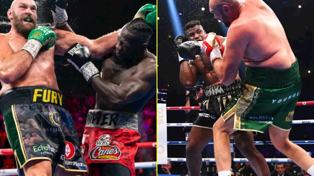 – Tyson Fury reveals who punches harder between Deontay Wilder and Francis Ngannou...