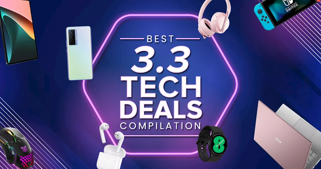 Best 3.3 Tech Deals by Shopee, Lazada & More