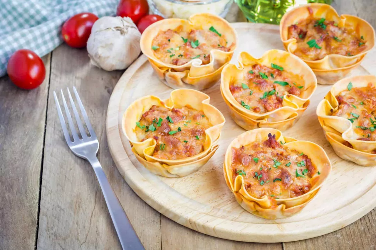 Recipe of the day: Mushroom and pork lasagna cups