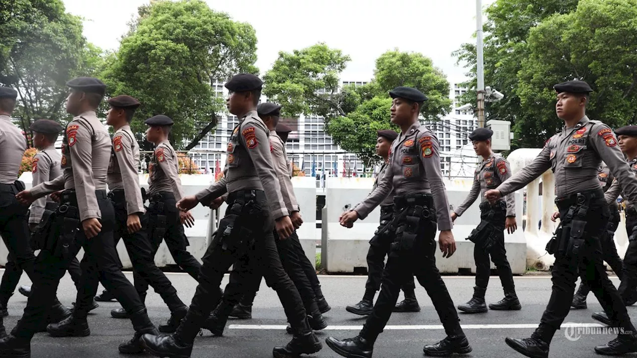 Ribuan Aparat Gabungan Dikerahkan Kawal Demo Pengumuman Hasil Rekapitulasi Hari Ini