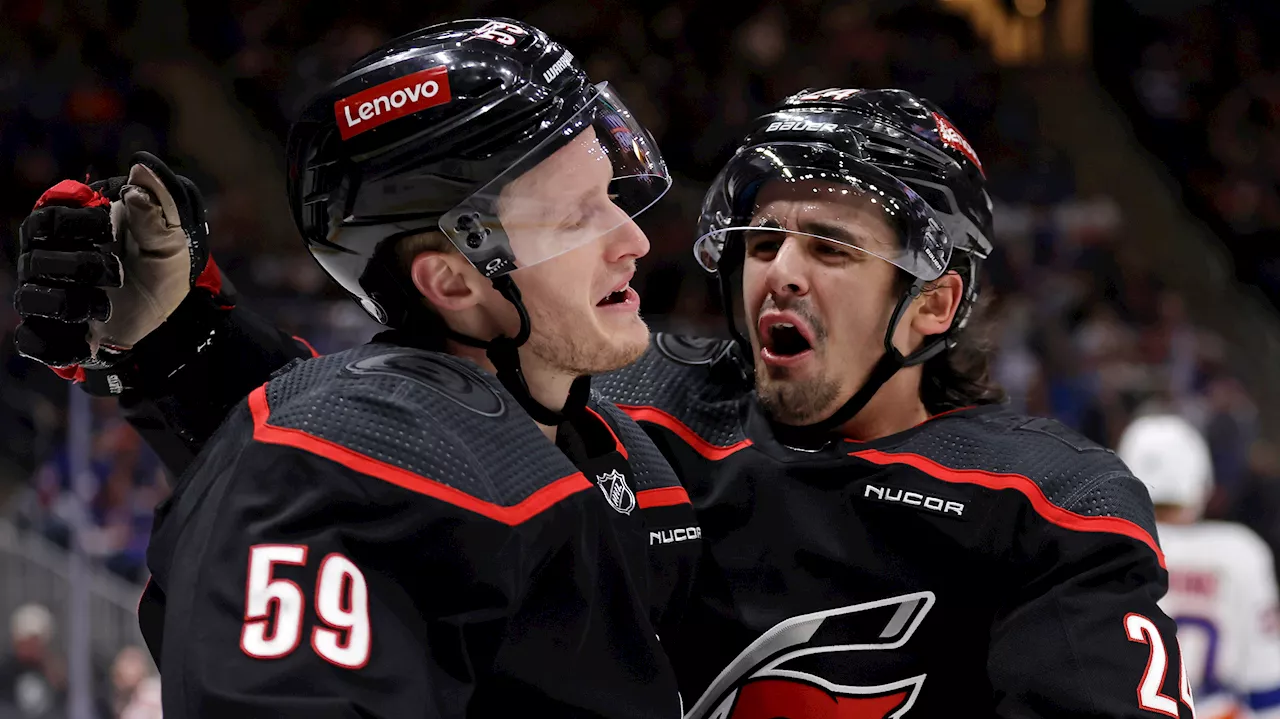 Hurricanes power past struggling Islanders for fourth straight win