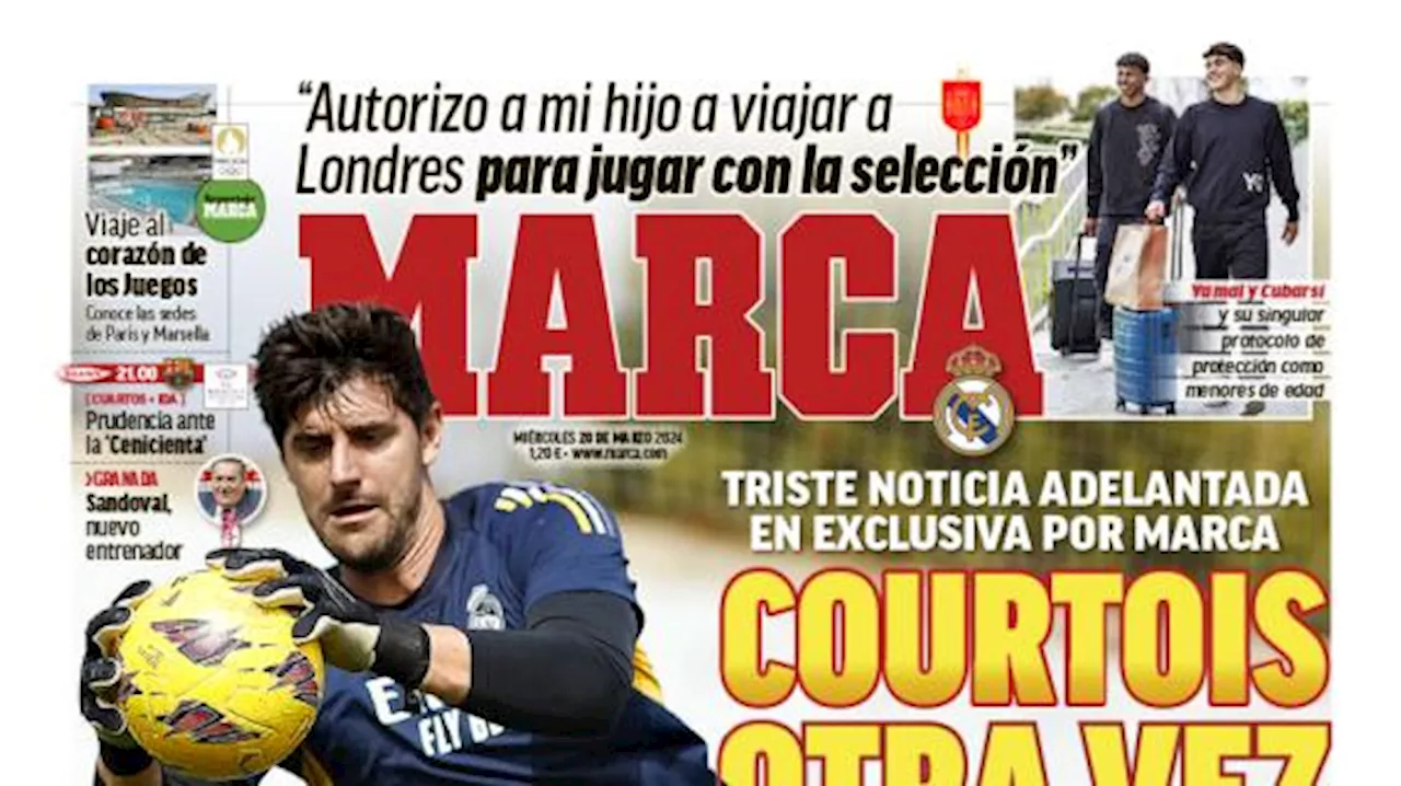 Nuovo crack per Courtois, Barça e Roja si godono Yamal e Cubarsi