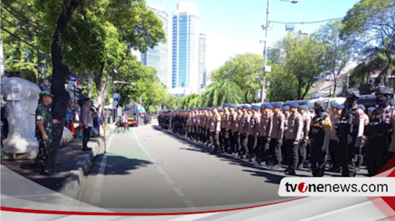 Jelang Putusan Pemilu, Polri Mulai Jaga Ketat di KPU dan DPR Hari Ini