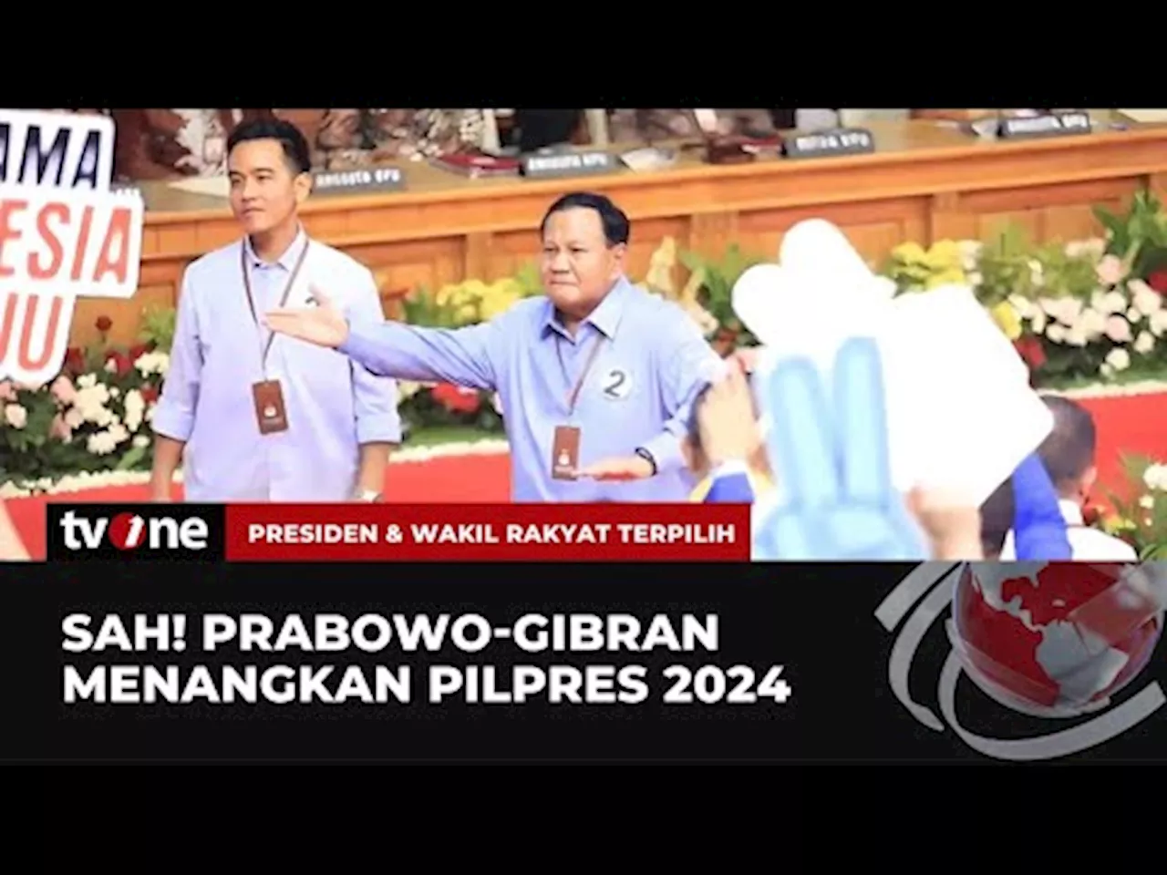 KPU: Suara Sah Prabowo-Gibran 96 Juta