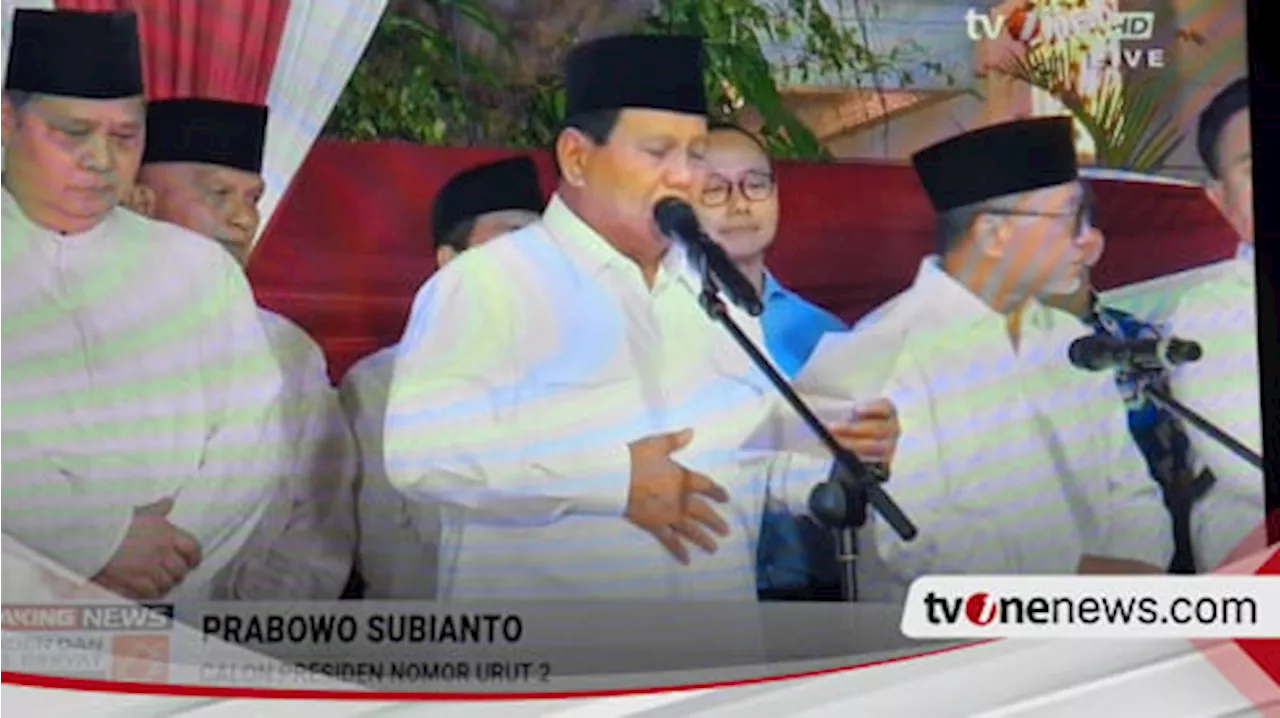 Sikap Legowo Prabowo Usai Menang Pilpres 2024, Memilih Langsung Bekerja Dibanding Bereuforia