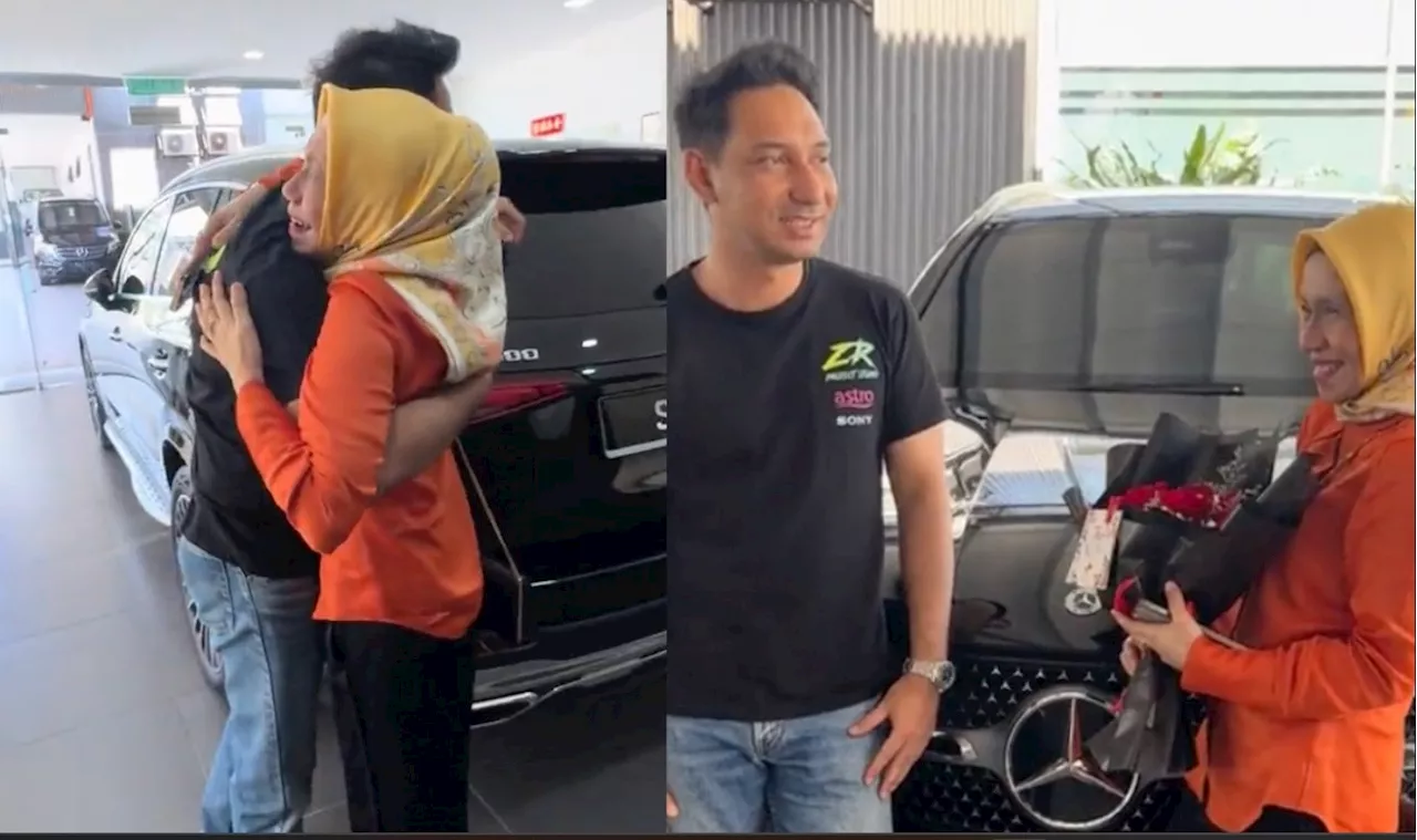 Ibu menangis Zizan Razak hadiahkan kereta mewah