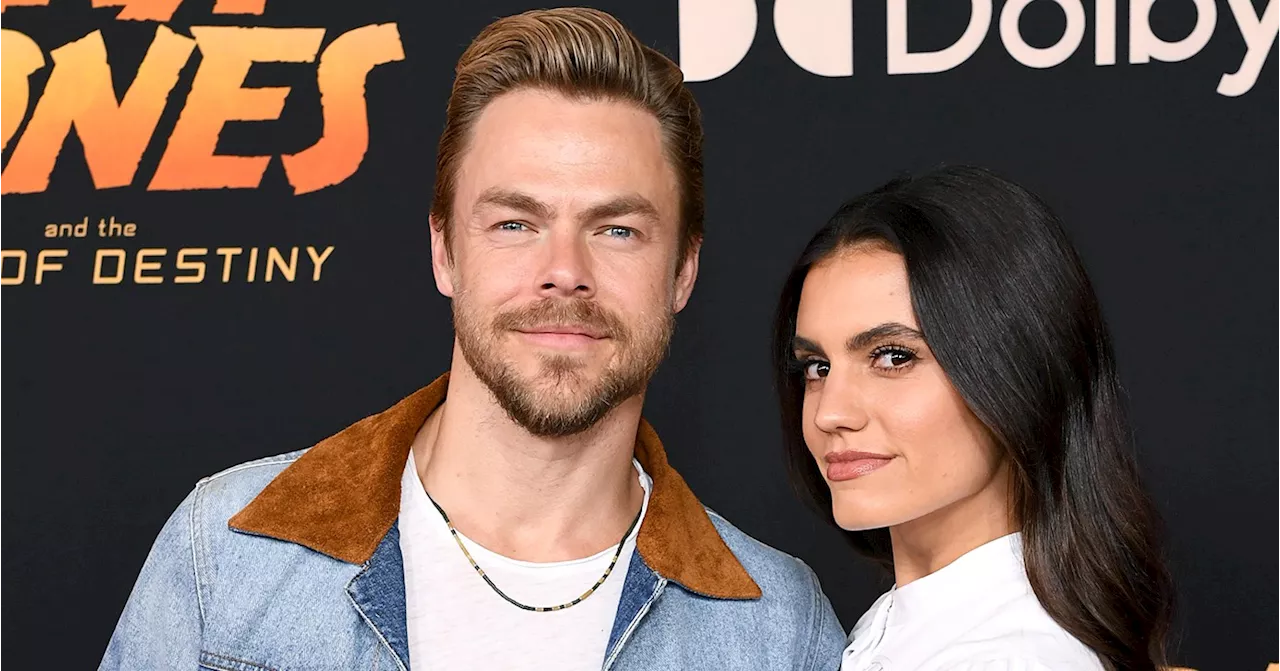 Derek Hough and Hayley Erbert Return to Dance Studio Post-Surgery