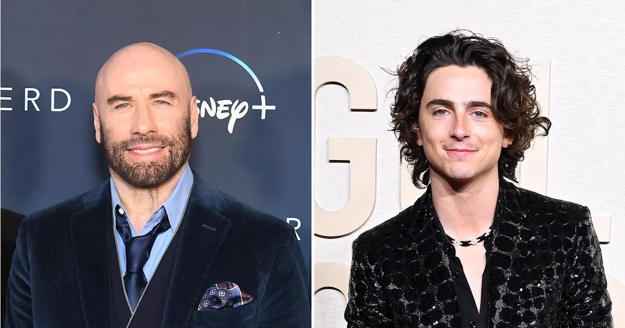 John Travolta Reacts After Timothee Chalamet Ties Box Office Record