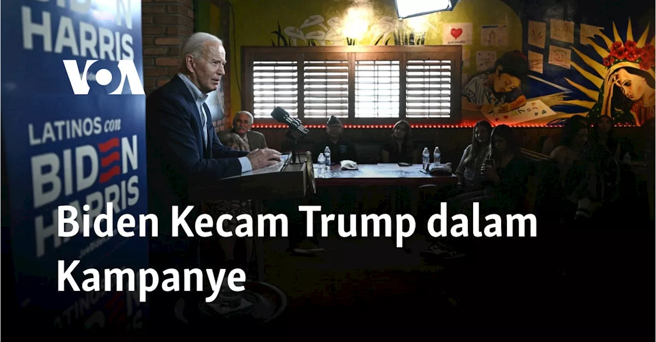 Biden Kecam Trump dalam Kampanye