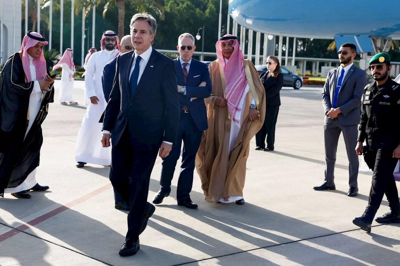 Blinken begins new round of Gaza talks in Saudi Arabia