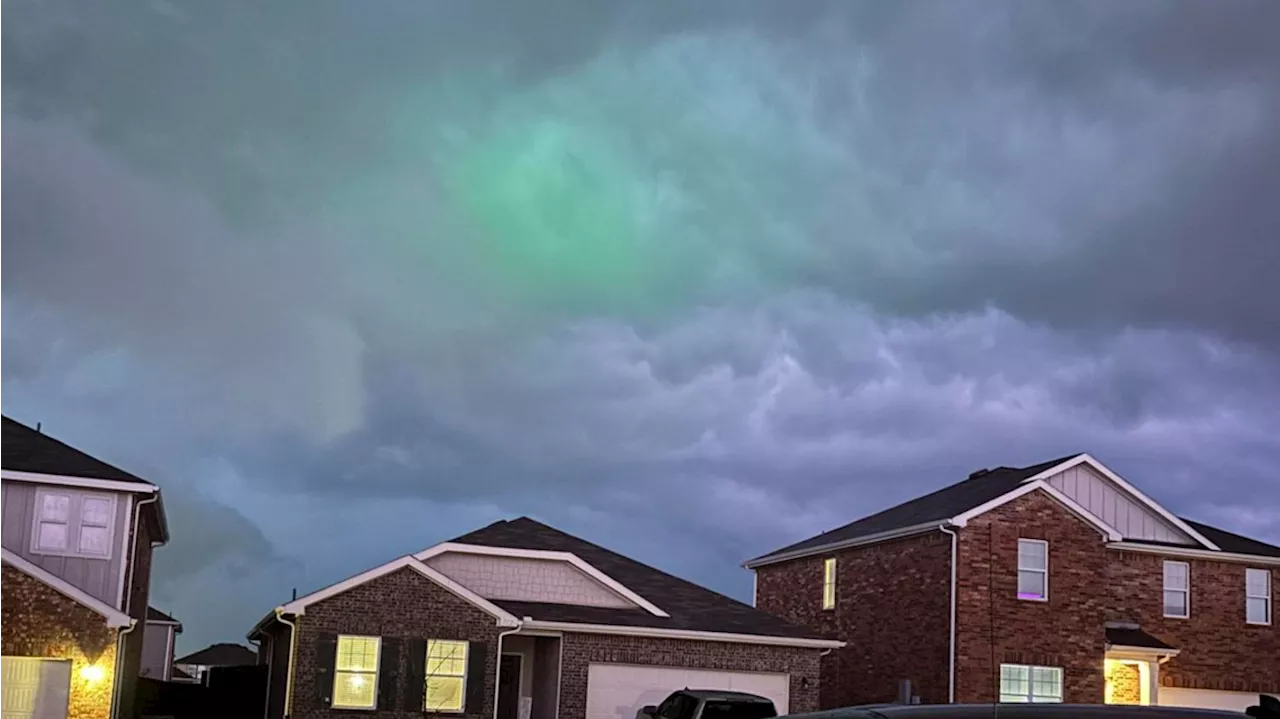 What was that green light in the sky over DFW during Thursday's severe weather?