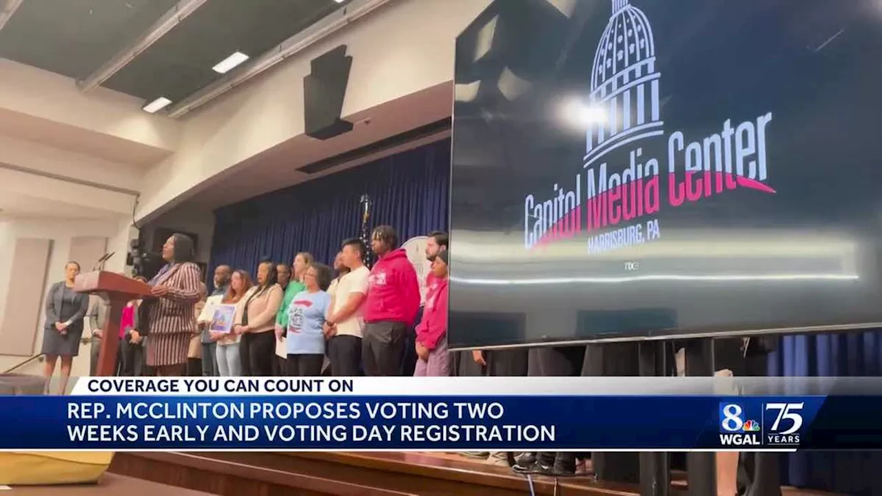 PA lawmaker proposes bill to make voting easier