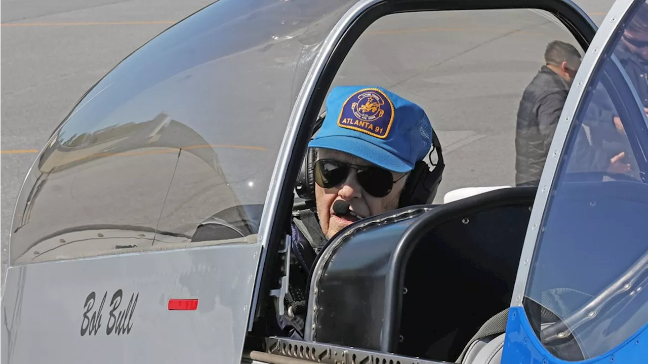 Georgia WWII fighter pilot turns 100, takes to the air again