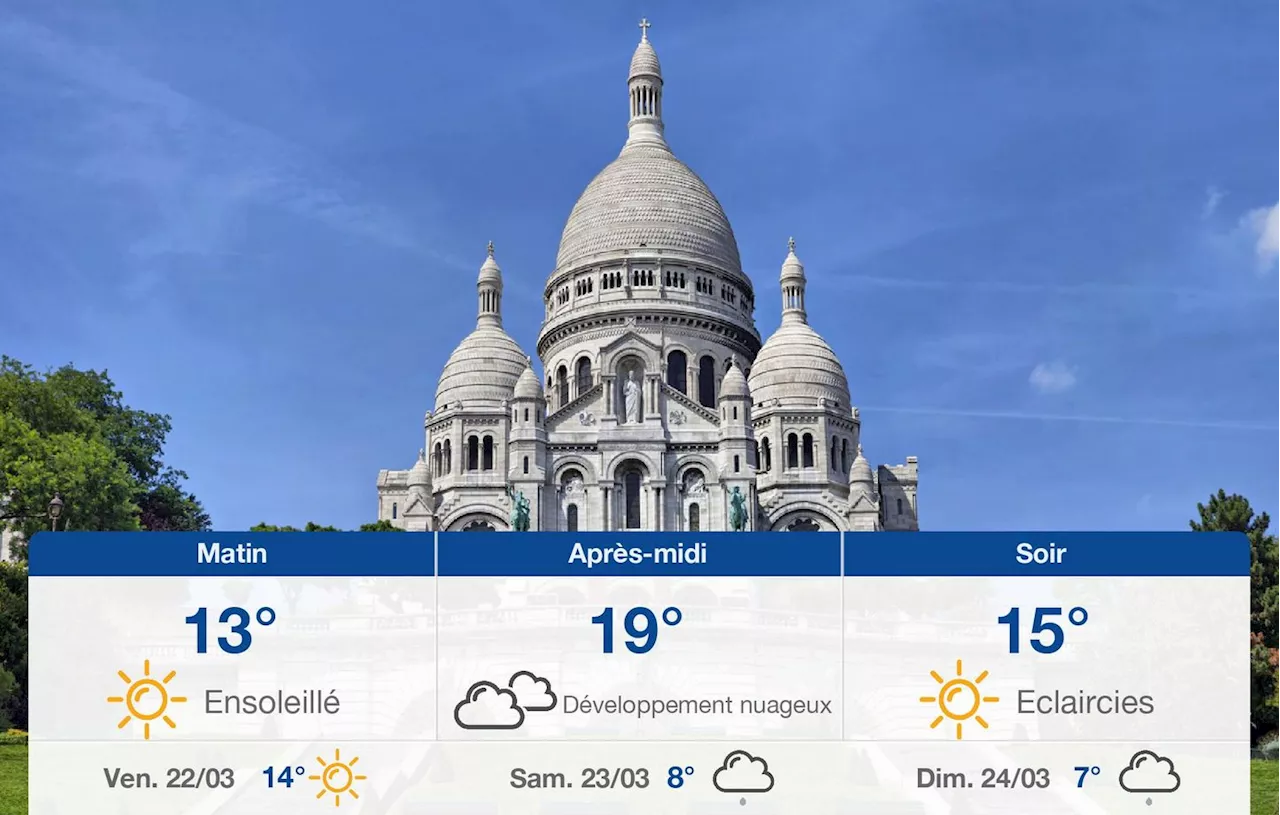 Météo Paris: prévisions du jeudi 21 mars 2024