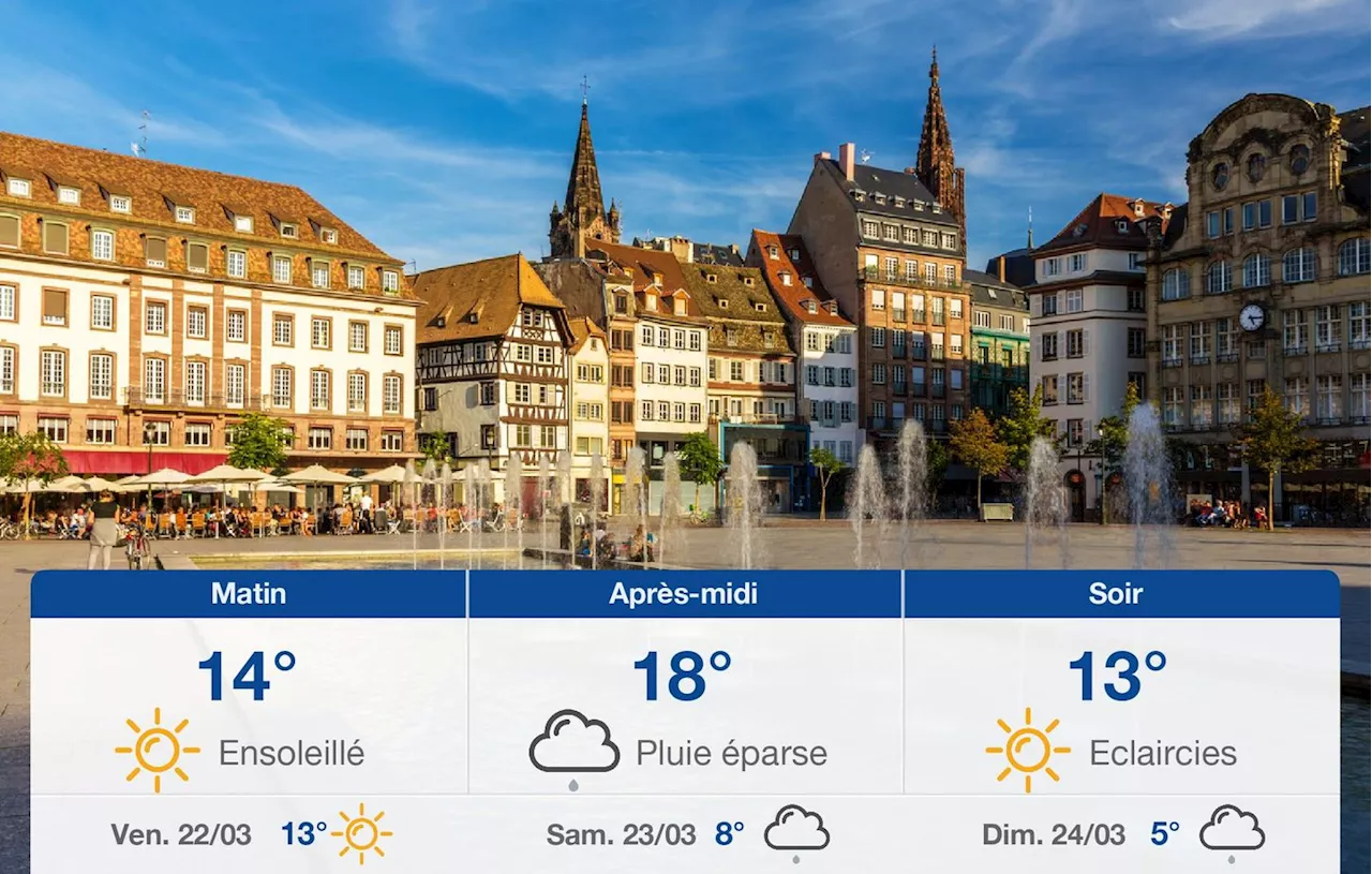 Météo Strasbourg: prévisions du jeudi 21 mars 2024