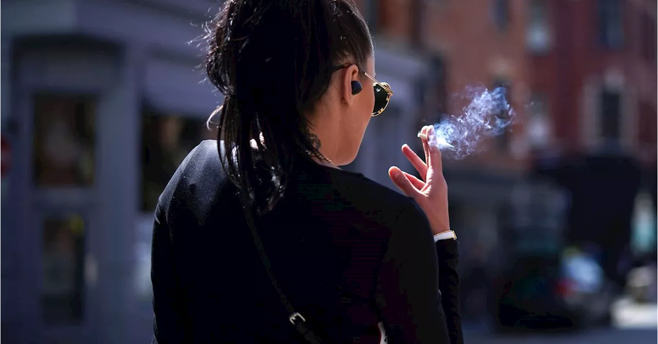 Smoking may lead to more belly fat, a new study suggests. Here's why that's concerning