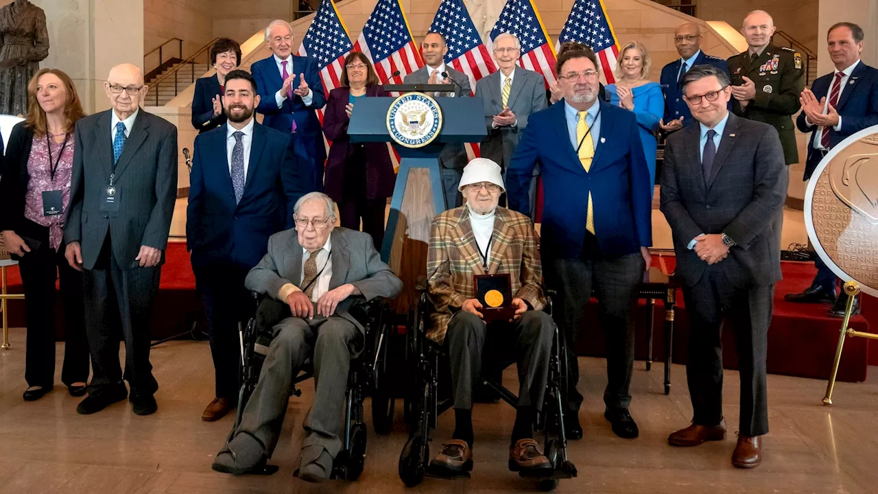 'Ghost Army' soldiers awarded Congressional Gold Medal for little-known heroism in WWII