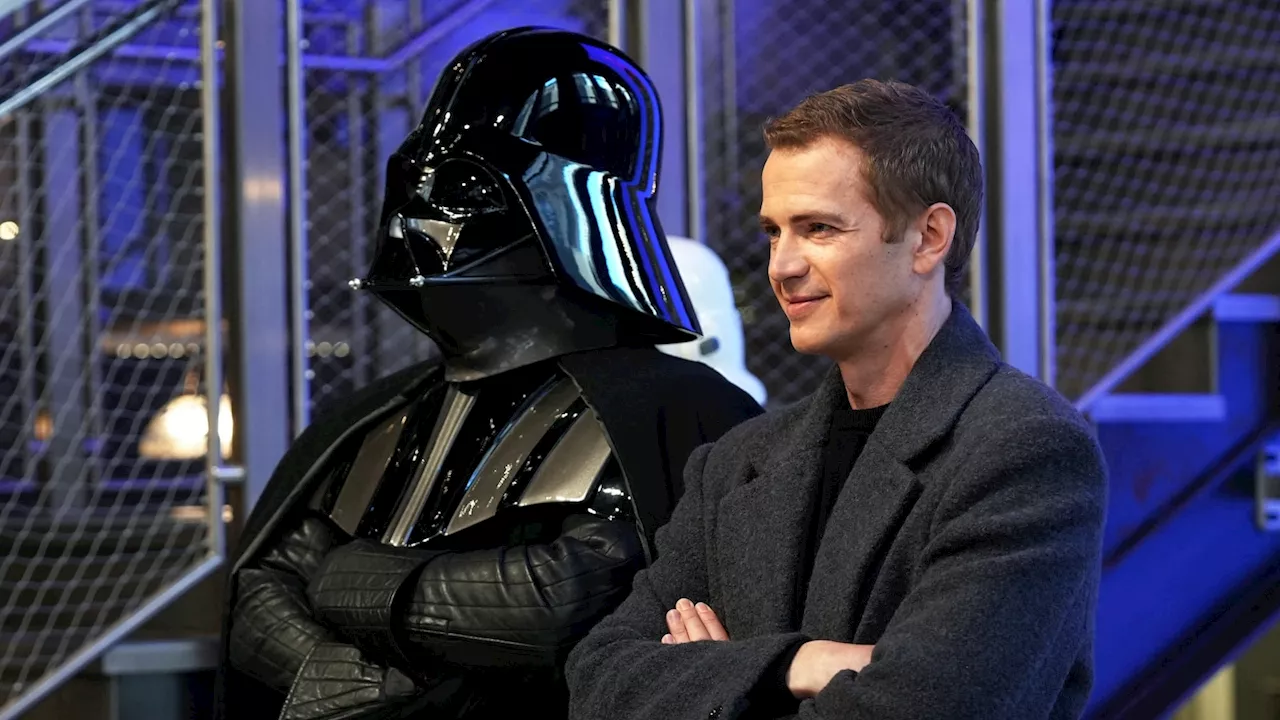 Hayden Christensen kicks off 'Star Wars' takeover of Empire State Building with Darth Vader