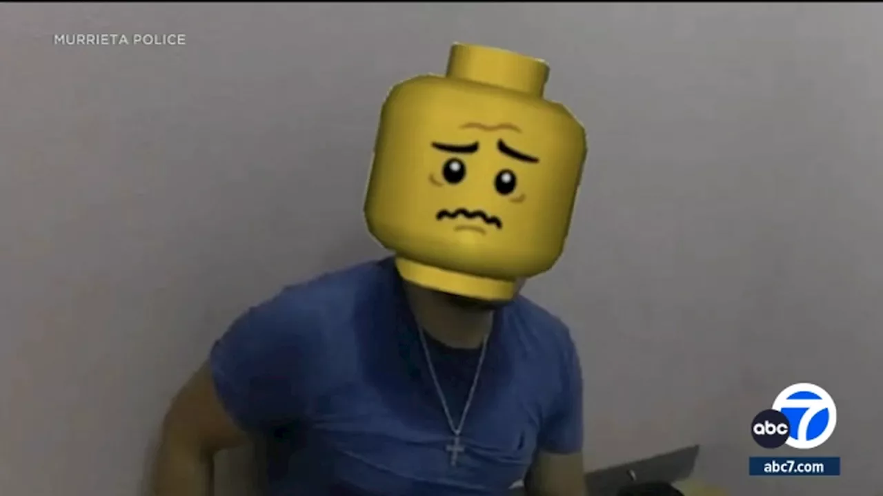 Murrieta police drawing interest for using LEGO heads to block suspects' faces in social media posts