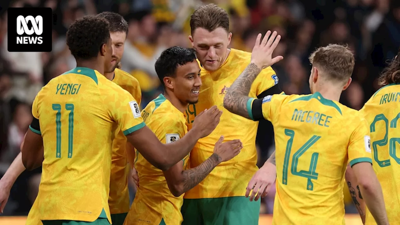 Socceroos beat Lebanon 2-0 in AFC World Cup qualifier at Western Sydney Stadium