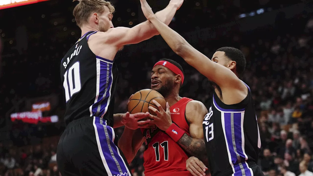 Sabonis has 24th triple-double as Kings rout short-handed Raptors 123-89