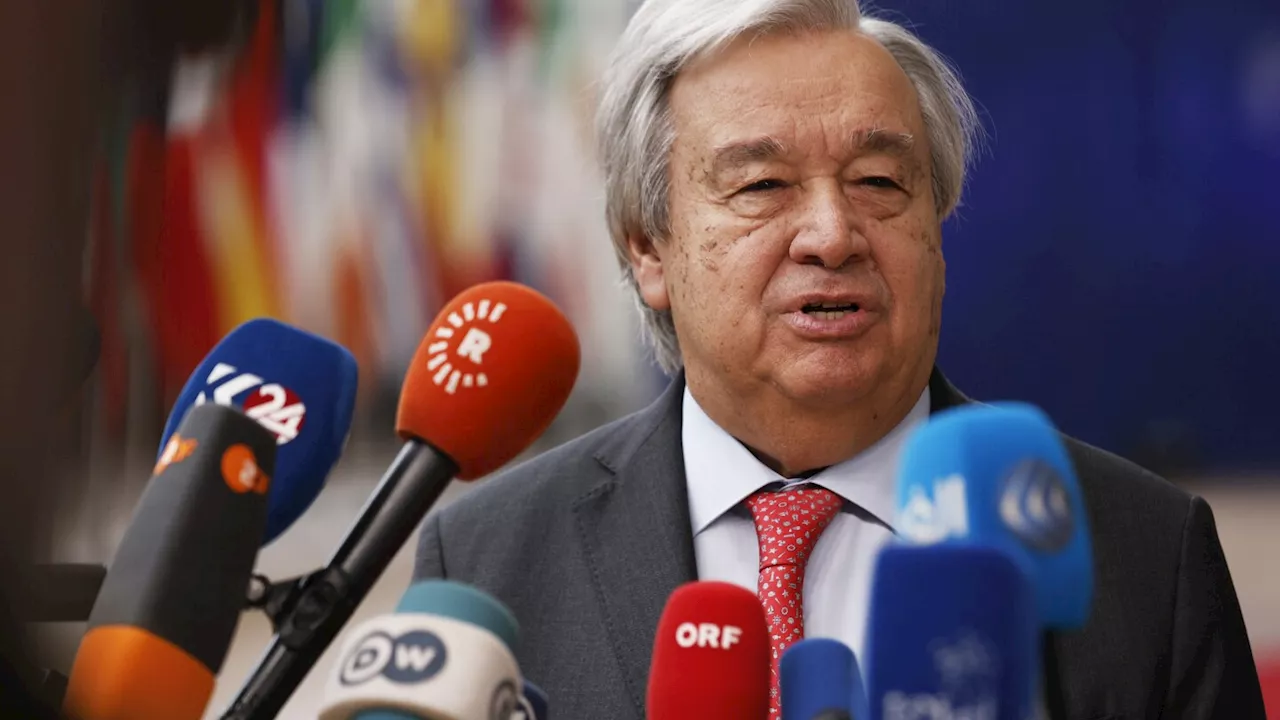 UN chief urges the EU to avoid 'double standards' over Gaza and Ukraine