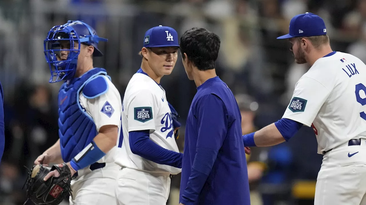 Yoshinobu Yamamoto lasts 1 inning in Dodgers debut, gives up 5 runs to Padres