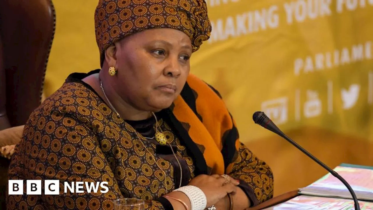 Nosiviwe Mapisa-Nqakula: South Africa investigators raid home of parliament speaker