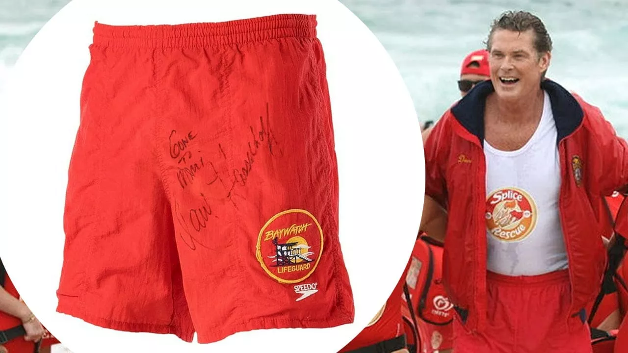 „Baywatch“: Deutsches Museum ersteigert Badehose von David Hasselhoff