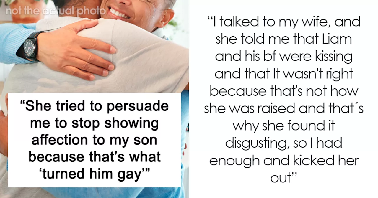 Dad Gets Praised Online For Standing Up For His Gay Son After His Wife Turns Out To Be Homophobic