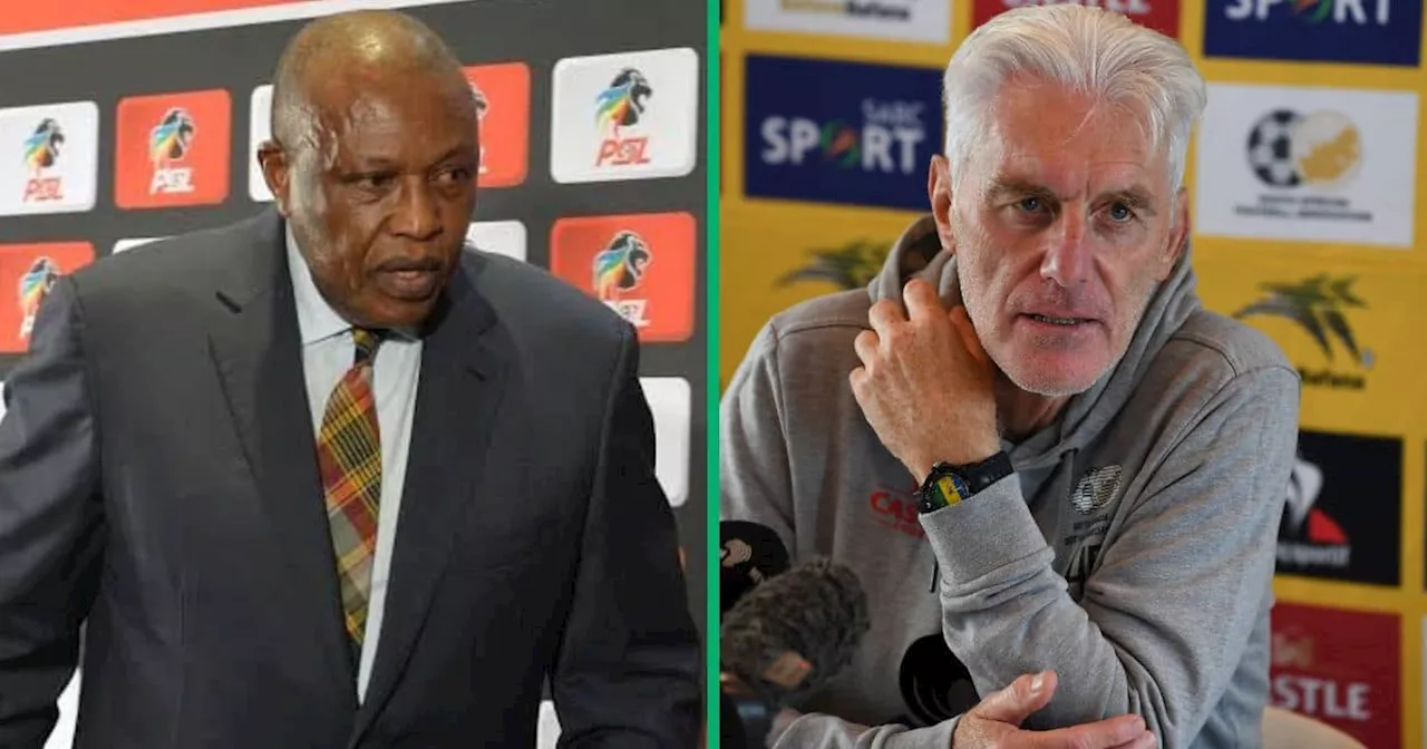 Bafana Bafana Coach Hugo Broos Speaks About Much Anticipated Meeting With PSL Boss Irvin Khoza