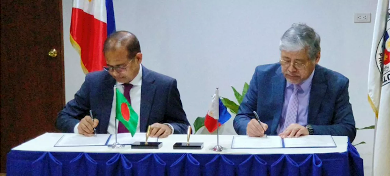 Bangladesh signs MOU thru DFA for diplomatic academies exchange